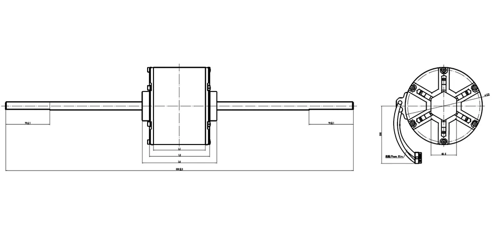 ECM01120NB112025003double shafts